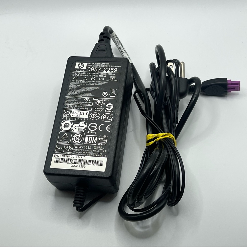 Genuine HP 0957-2259 AC Adapter Power Cord